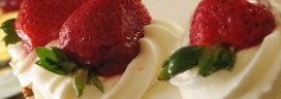 Strawberry Gateau with Fresh Cream and Cointreau