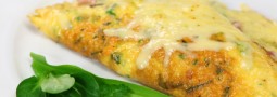Indian Masala Omelette with Cheddar Cheese